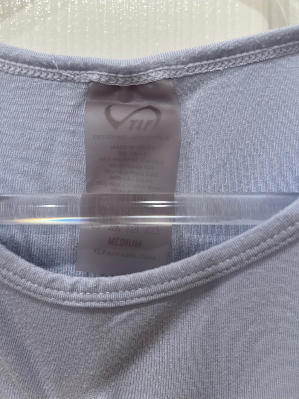 TLF- Women's Light Blue Performance Tank S:M - Picture 2 of 3